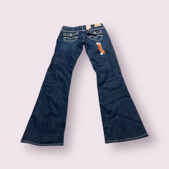 NWT Women’s Levi’s Dark Wash Bootcut Denim Jeans Size 12 Regular - Picture 2 of 14